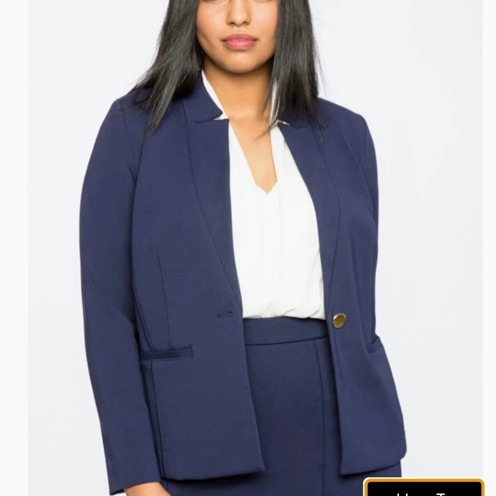 Eloquii 9 to 5 Blazer Jacket - Picture 1 of 8